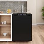 EdgeStar KC3000SS Full Size Kegerator - Black/Steel