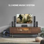 5.1 Surround Sound System with Powerful Subwoofer