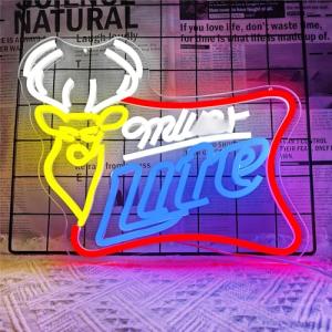 JooeTuu Dimmable Beer Neon Wall Sign