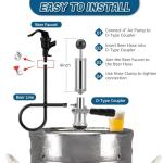 4" Stainless Steel Beer Tap Party Pump