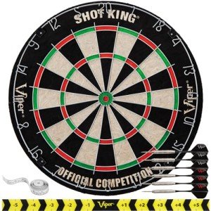 Viper Shot King Steel Tip Dartboard Set