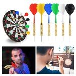 Accmor 18 Pack Metal Steel Tip Darts Set