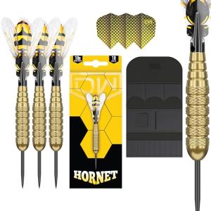 Hornet Brass Steel Tip Dart Set with Case