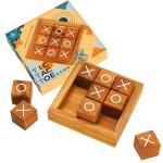 Rustic Wood Tic Tac Toe Game for Family Fun