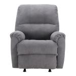 CANMOV Grey Rocker Recliner with Overstuffed Comfort
