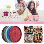 Silicone Coaster Set with Holder - 6 Pack