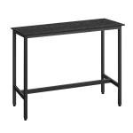VASAGLE Industrial Bar Table with Sturdy Metal Frame