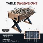 Hathaway Fullerton 48" Foosball Table for Game Rooms