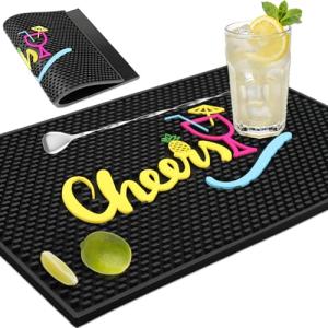 Non-Slip Rubber Bar Mat for Home Tiki Bar