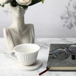 Diatomaceous Earth Coasters - Set of 4 White