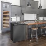 Kegco Black Stainless Steel Keg Dispenser with Faucet