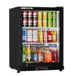 Compact 24-Inch Beverage Cooler with Adjustable Shelves