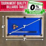 GoSports 7 ft Modern Pool Table Set