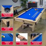 GoSports 7 ft Modern Pool Table Set