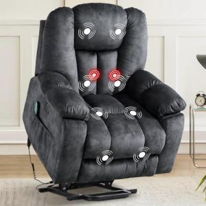 Power Lift Recliner Chair with Massage and Heat