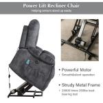 Power Lift Recliner Chair with Massage and Heat