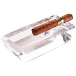 Heavy-Duty Glass Cigar Ashtray for Outdoors