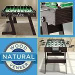 SereneLife Foldable Foosball Table for Game Night