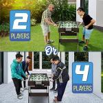 SereneLife Foldable Foosball Table for Game Night