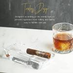 Heavy-Duty Glass Cigar Ashtray for Outdoors