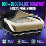 GTRACING RGB Gaming Chair with Foot Rest