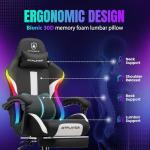 GTRACING RGB Gaming Chair with Foot Rest