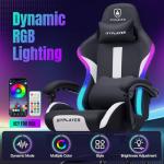 GTRACING RGB Gaming Chair with Foot Rest