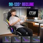 GTRACING RGB Gaming Chair with Foot Rest