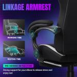 GTRACING RGB Gaming Chair with Foot Rest