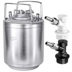 Mini Stainless Steel Ball Lock Keg with Disconnects