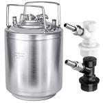 Mini Stainless Steel Ball Lock Keg with Disconnects