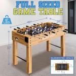 48in Adjustable Foosball Table for Man Cave