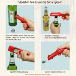 Funny Cap Gun Bottle Opener for Parties