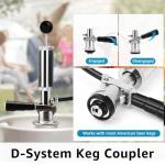 4" Chrome Beer Party Pump Tap for Kegs