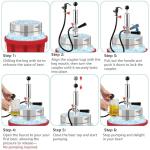 4" Chrome Beer Party Pump Tap for Kegs