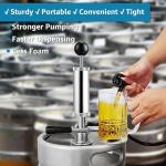 4" Chrome Beer Party Pump Tap for Kegs