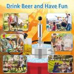 4" Chrome Beer Party Pump Tap for Kegs