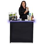 GoBar Portable LED Bar Table with Carrying Case