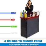 GoBar Portable LED Bar Table with Carrying Case