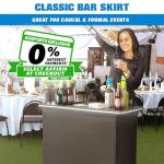 GoBar Portable LED Bar Table with Carrying Case