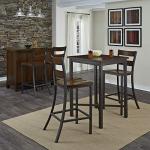 Cabin Creek Hardwood Bistro Table in Chestnut Finish