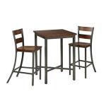 Cabin Creek Hardwood Bistro Table in Chestnut Finish