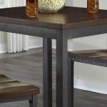 Cabin Creek Hardwood Bistro Table in Chestnut Finish