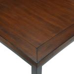 Cabin Creek Hardwood Bistro Table in Chestnut Finish
