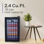BLACK+DECKER 2.4 Cu. Ft. Beverage Cooler Fridge