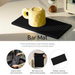 Bar Mat Set for Home and Outdoor Use