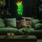 Neon Dollar Sign Light for Man Cave Decor