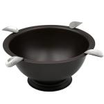 Windproof Stainless Steel Cigar Ashtray with Stirrups