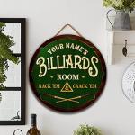 Custom Pool Bar Sign for Man Cave Decor