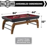 Edgewood 7' Pool Table with Balls and Cues